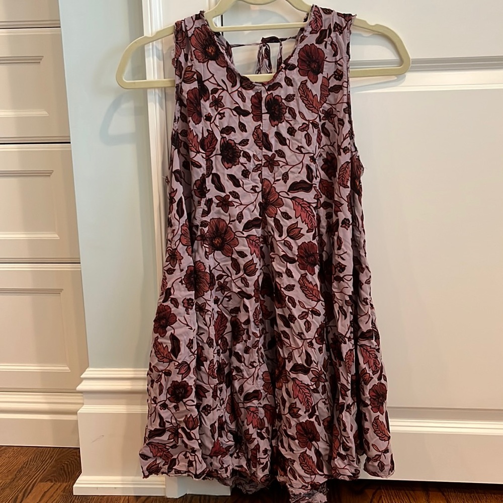 Ecotè high neck floral Flowy dress size medium